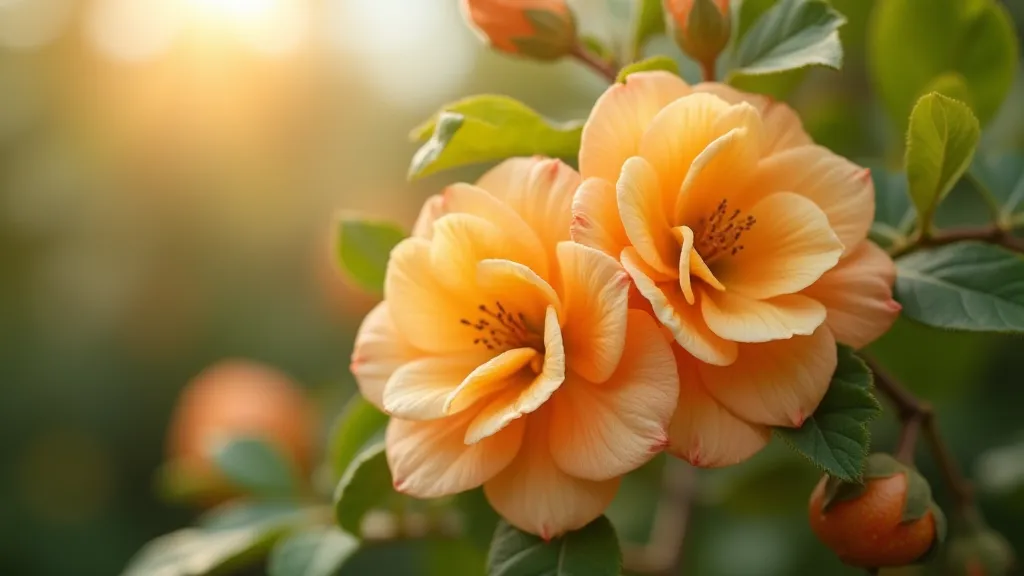 Close-up of orange tree blossoms