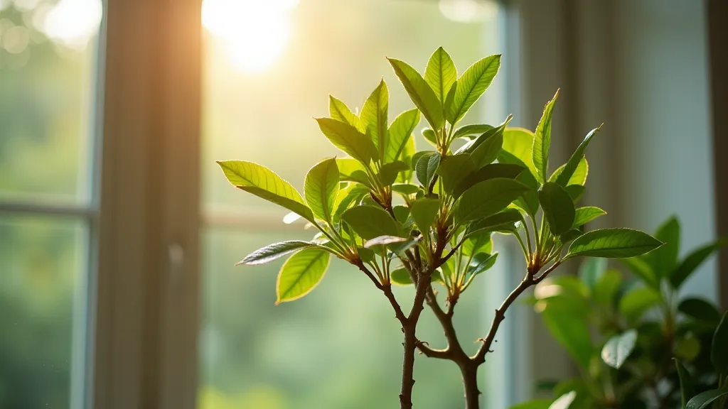 Meyer Lemon Tree in Sunlight