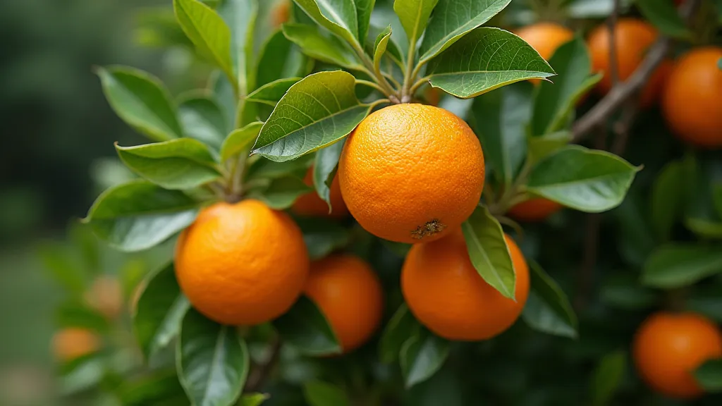 Dwarf Orange Citrus Tree